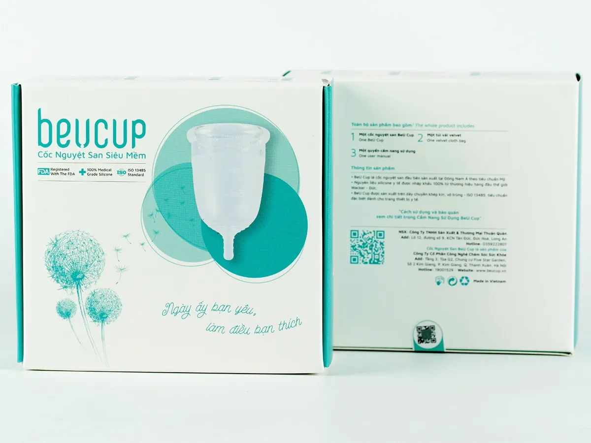 Combo 2 cốc nguyệt san BeuCup