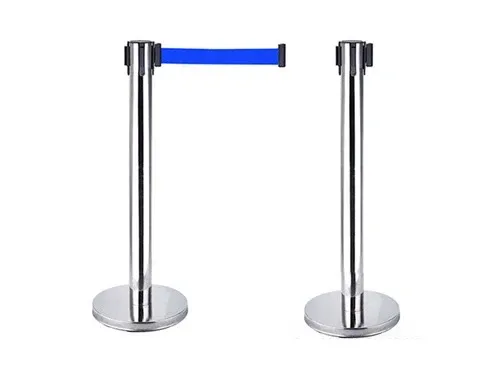 Cột chắn inox trắng Paloca dây 1,8m