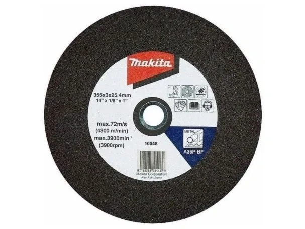 Đá cắt Makita B-10730-5 (355mm x 3mm x 25.4mm, 5 cái/bộ)