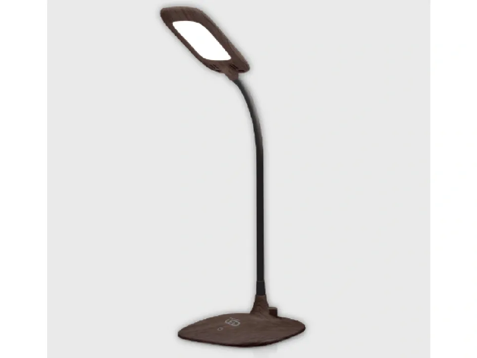 Đèn bàn sạc LED bảo vệ thị lực Điện Quang ĐQ LDL12B (Pin Lithium, 6W, vỏ giả gỗ)