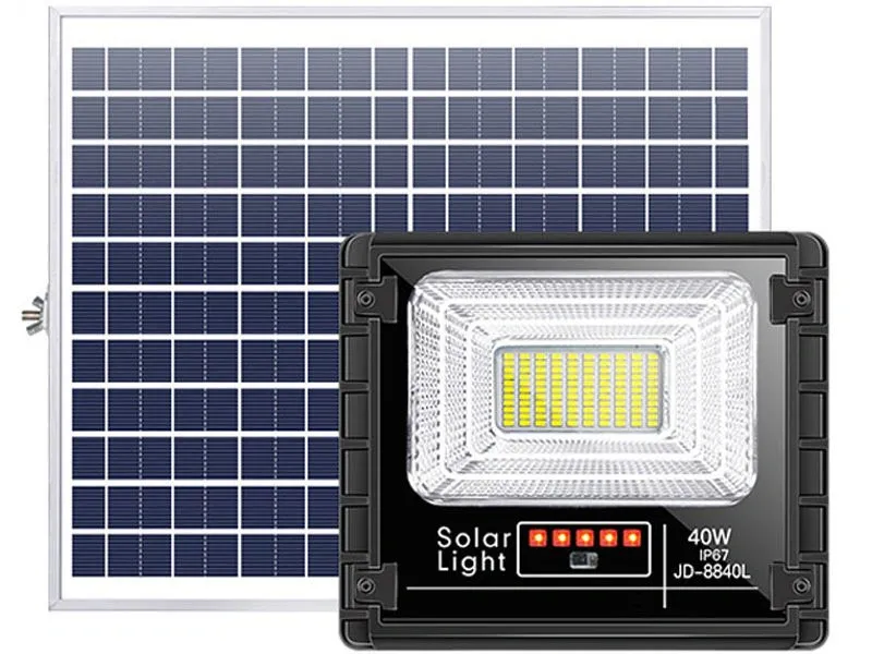 Đèn LED năng lượng mặt trời JinDian 40w JD-8840L