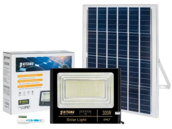 Đèn pha năng lượng mặt trời Kitawa 300W DP1300