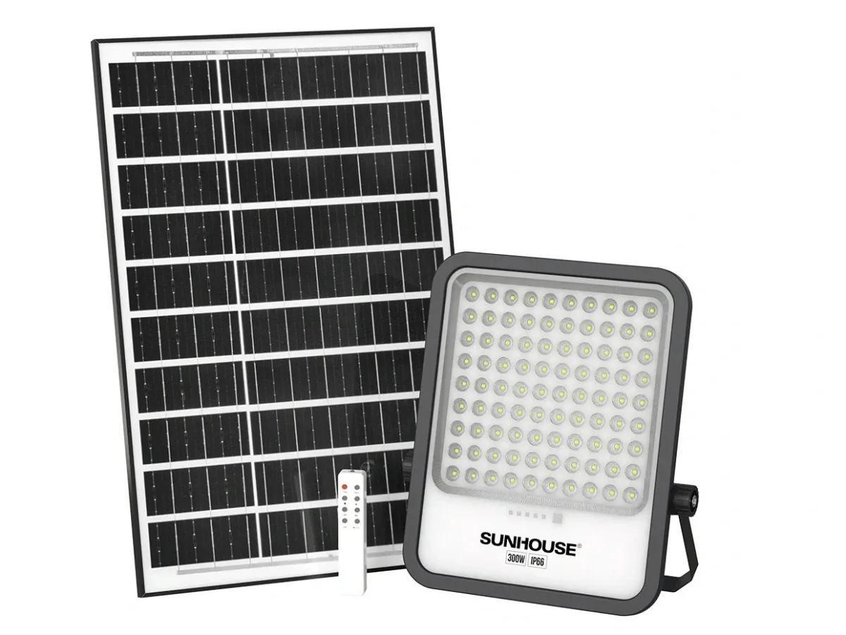Đèn pha năng lượng mặt trời Sunhouse Eco SHE-LECPLSE01.300W