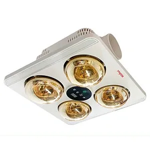 Đèn sưởi nhà tắm 4 bóng âm trần Kohn BU06G (Có điều khiển từ xa)