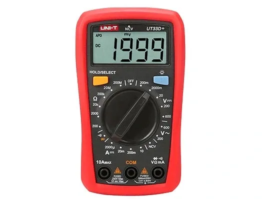 Đồng hồ vạn năng cầm tay UNI-T UT33D+ (600V,10A, 0.5%)