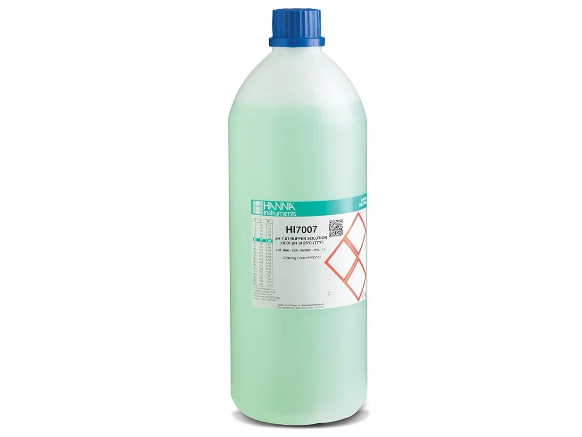 Dung dịch hiệu chuẩn pH 7.01 Hanna HI7007/1L - 1 lít