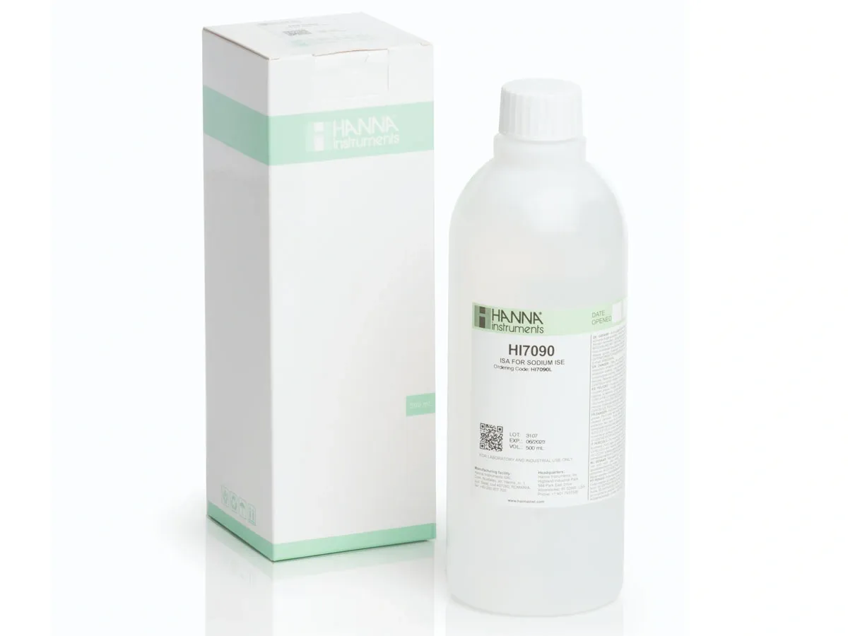 Dung dịch ISA cho điện cực ISE đo độ mặn cao Hanna HI7090L