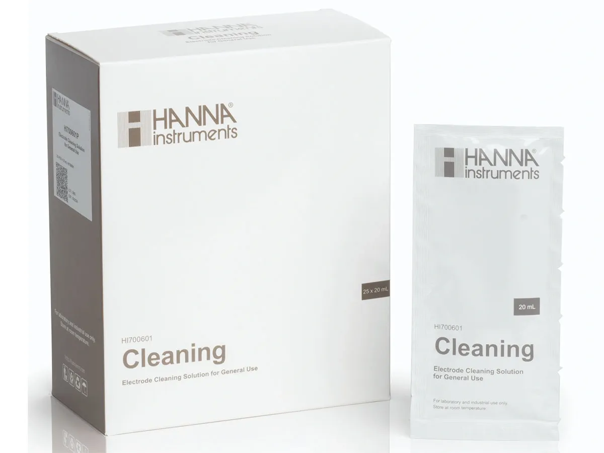 Dung dịch rửa điện cực thông dụng gói 20mL Hanna HI700601P (25 gói)