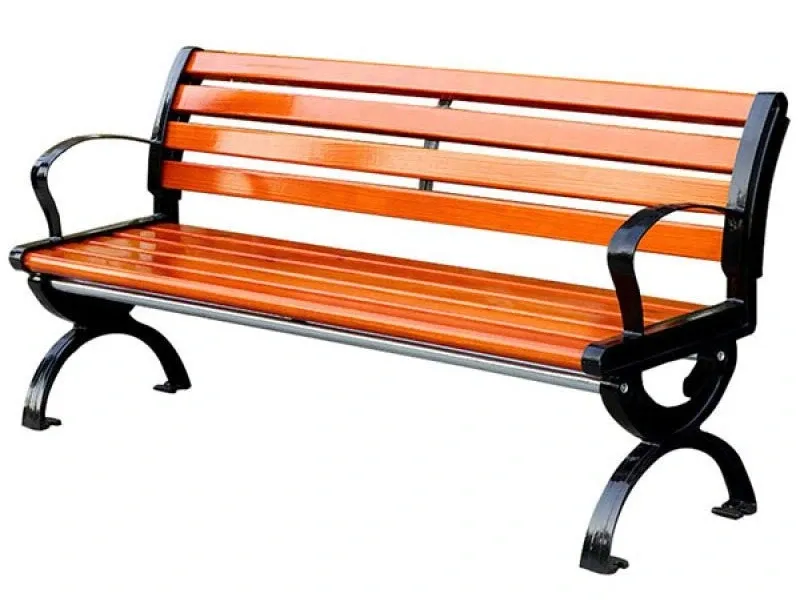 Ghế công viên có tựa gỗ nhựa 120cm (PTGG-1.2)