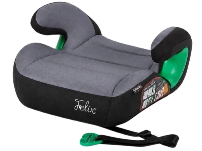 Ghế nâng an toàn trên ô tô cho trẻ em EUS Felix màu xám - Isofix