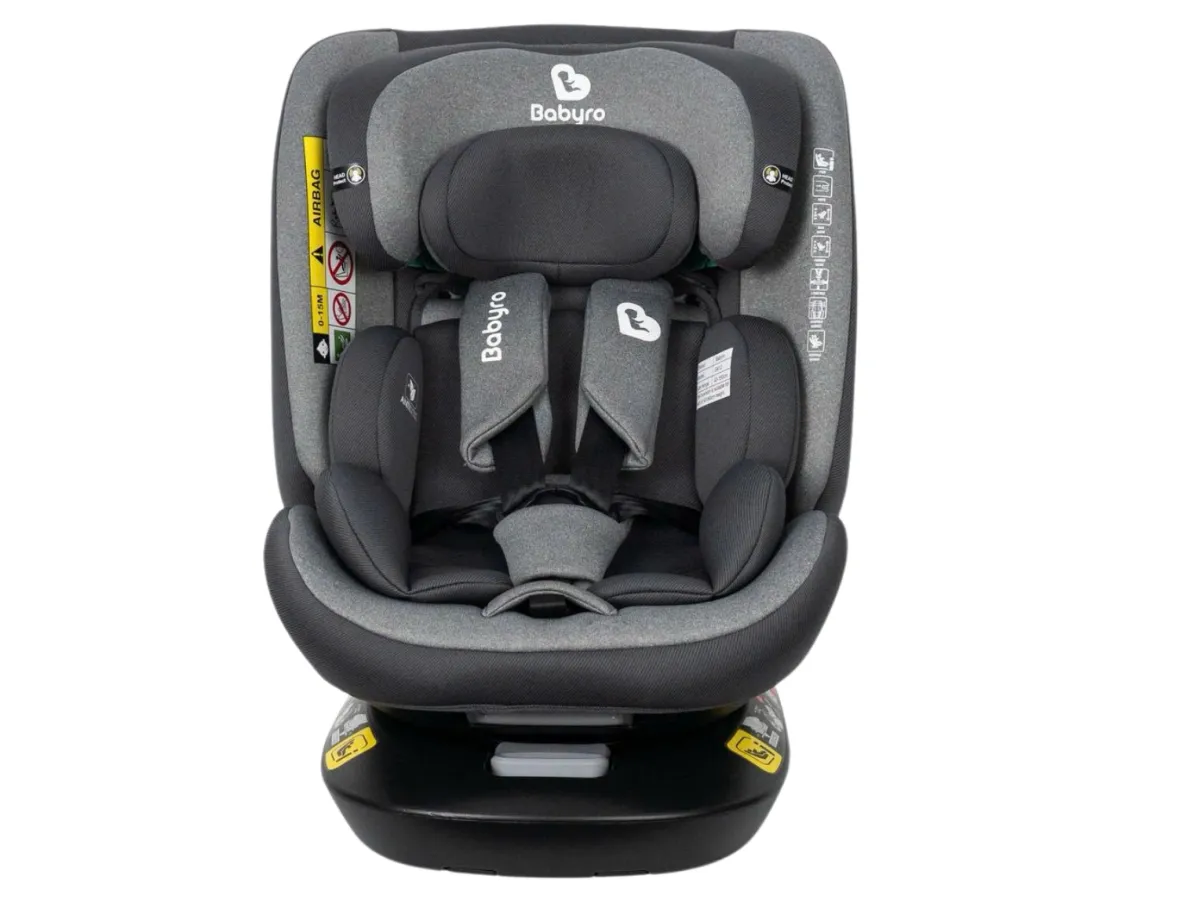 Ghế ngồi ô tô trẻ em có ISOFIX và dây neo trên Top Tether Babyro i-Spinsafe (0 - 12 tuổi)