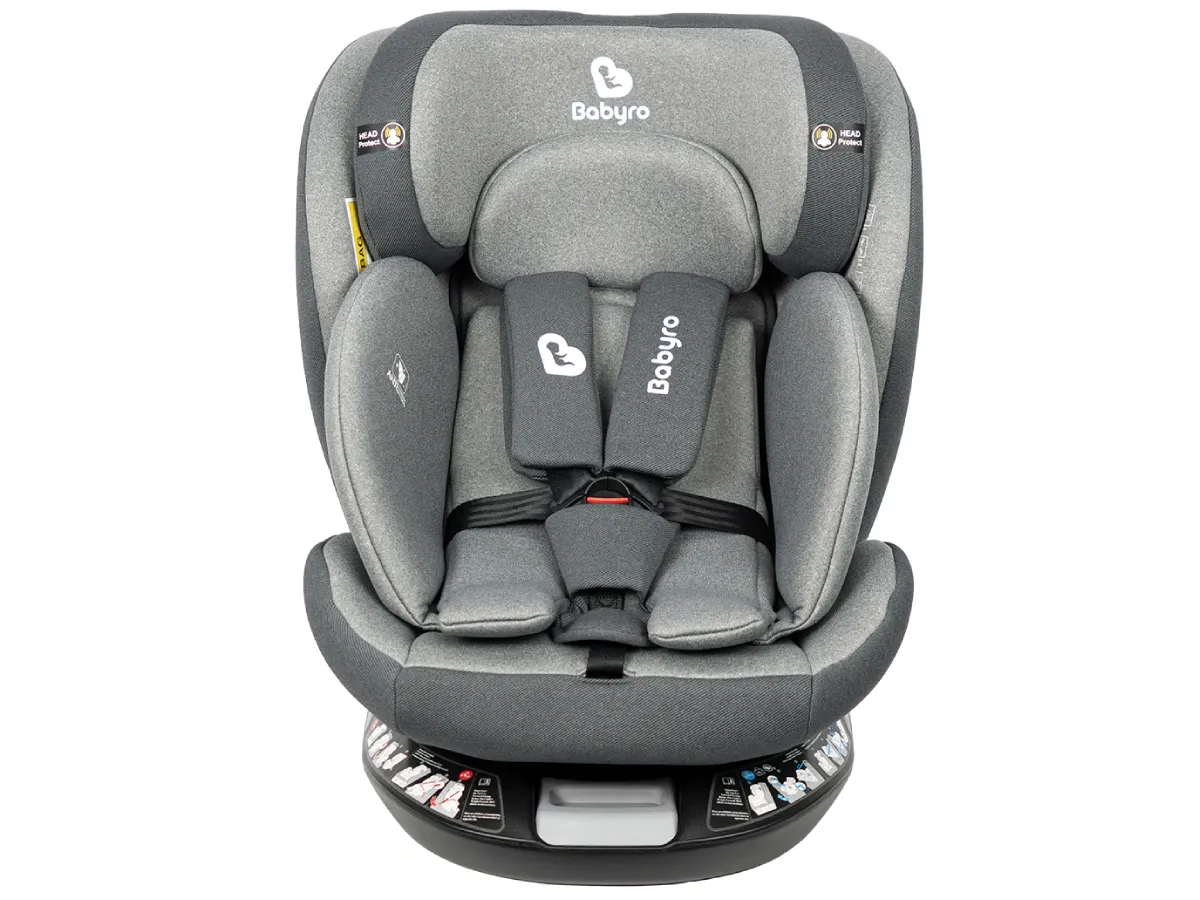Ghế ngồi ô tô trẻ em Babyro Spinsafe (xoay 360 độ, có ISOFIX, Top Tether, 0 - 12 tuổi)