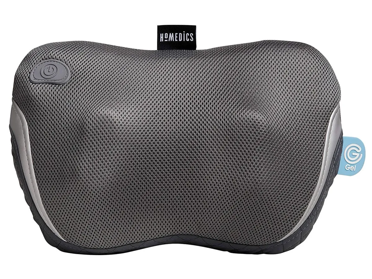 Gối massage 3D công nghệ Gel Touch kèm nhiệt hồng ngoại HoMedics SP-135HJ - Pin sạc