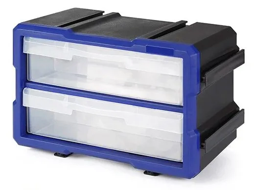 Hộp đựng đồ nghề 2 ngăn bằng nhựa Workpro WP283012
