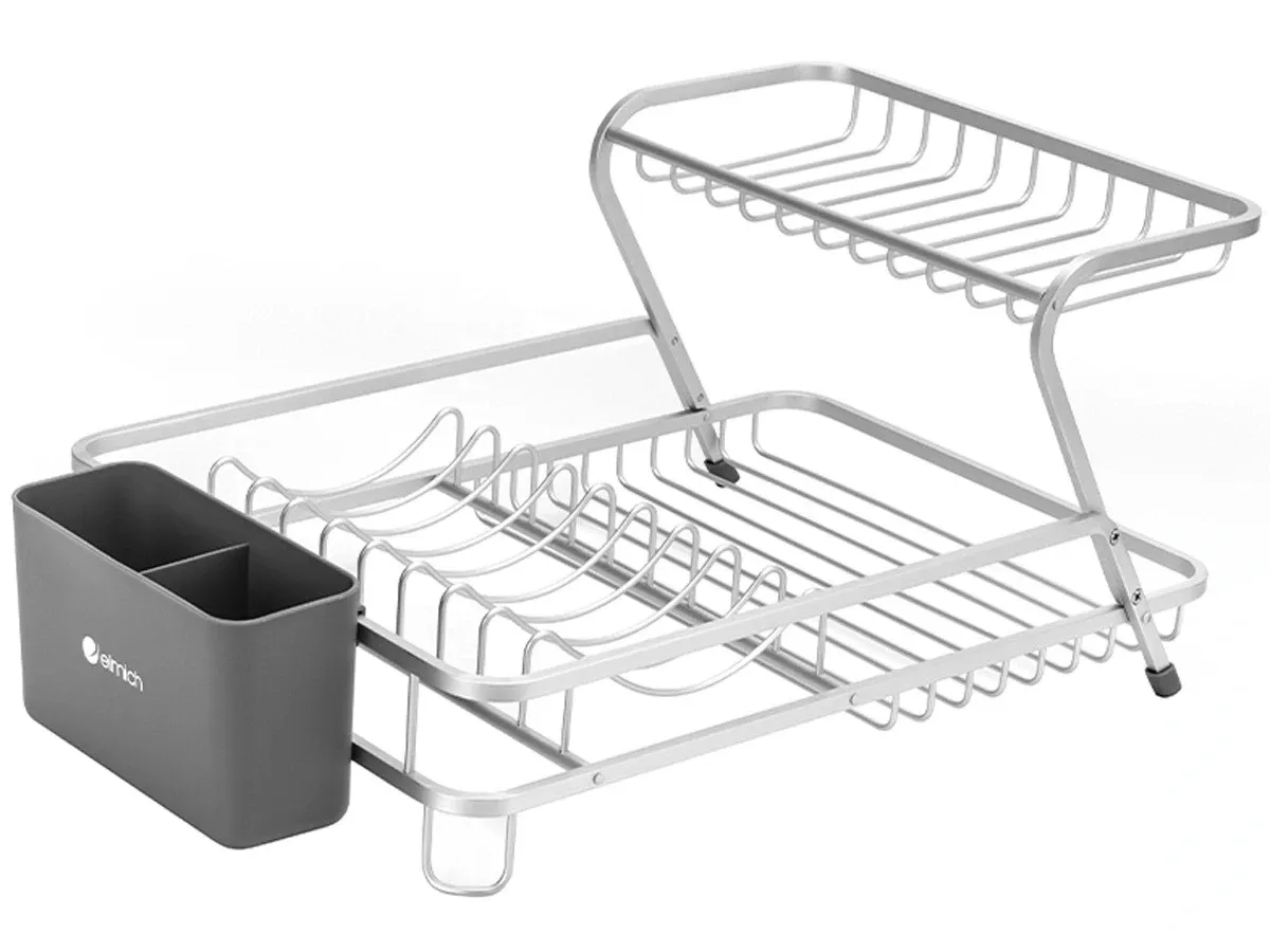 Kệ bát đĩa bằng nhôm 2 tầng Elmich EL0014