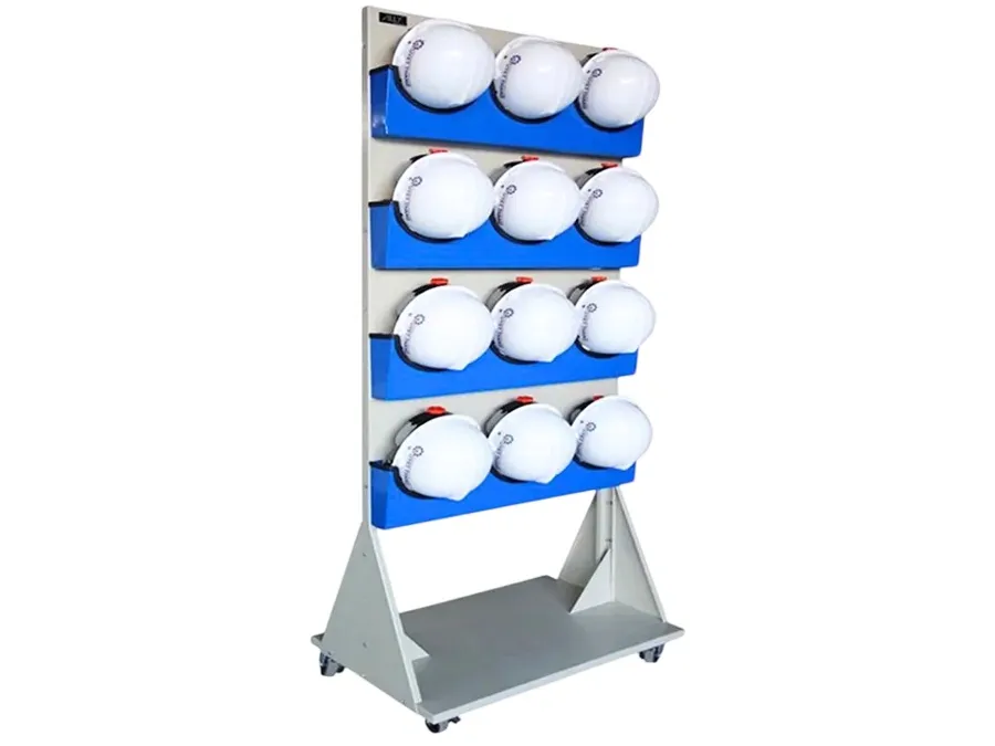 Kệ treo mũ bảo hộ lao động 12 chi tiết
