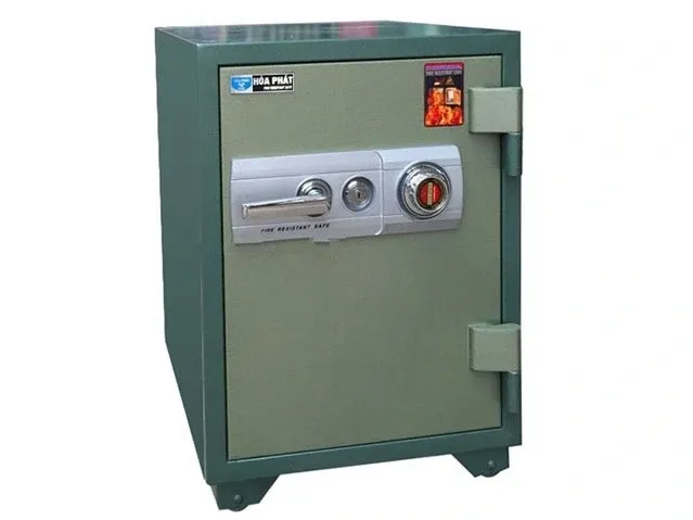 Két sắt chống cháy Hòa Phát KS135K1C1 (khóa chìa và khóa mã)