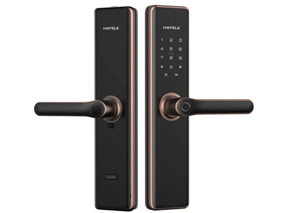 Khóa điện tử Hafele DL7600 (912.20.238) - Màu đồng