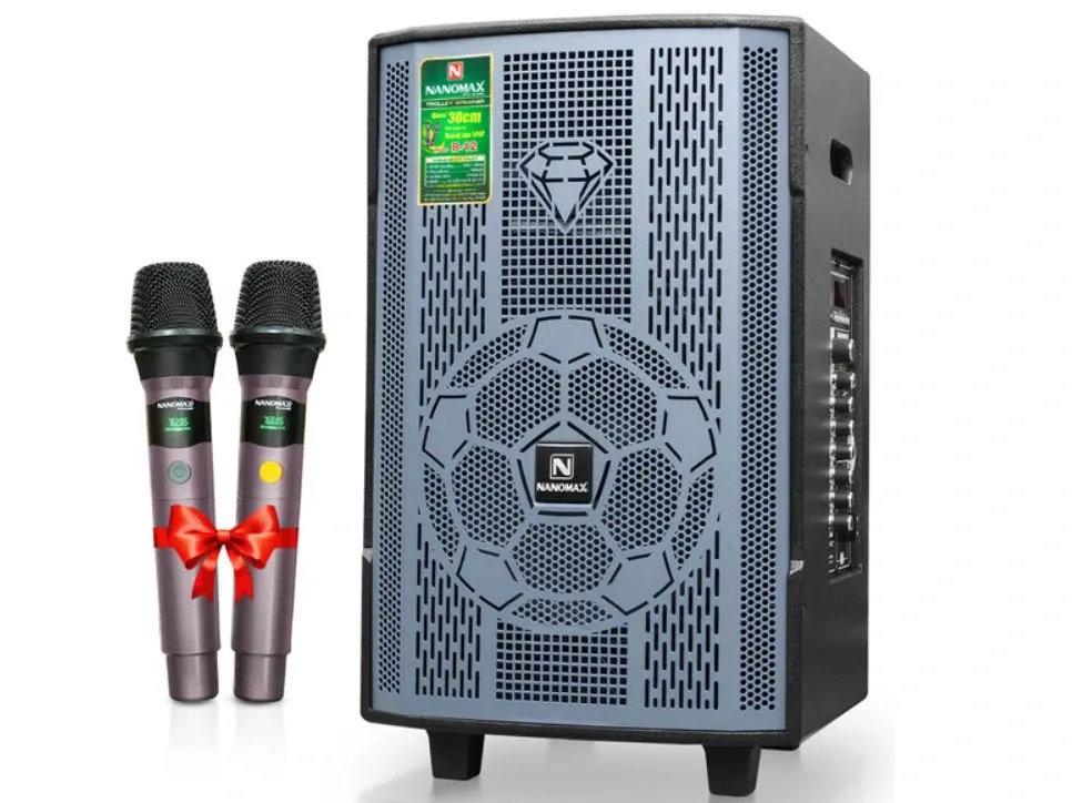 Loa karaoke Nanomax B-12 Bass 30cm 360w