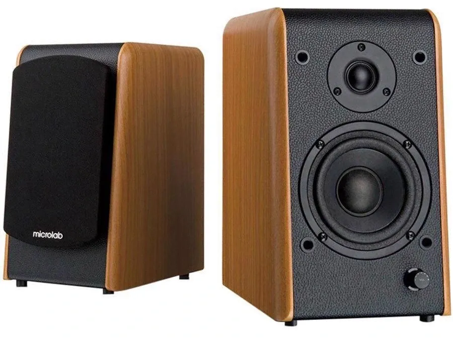 Loa Microlab B-77BT New (2.0 - 64W RMS, màu gỗ)