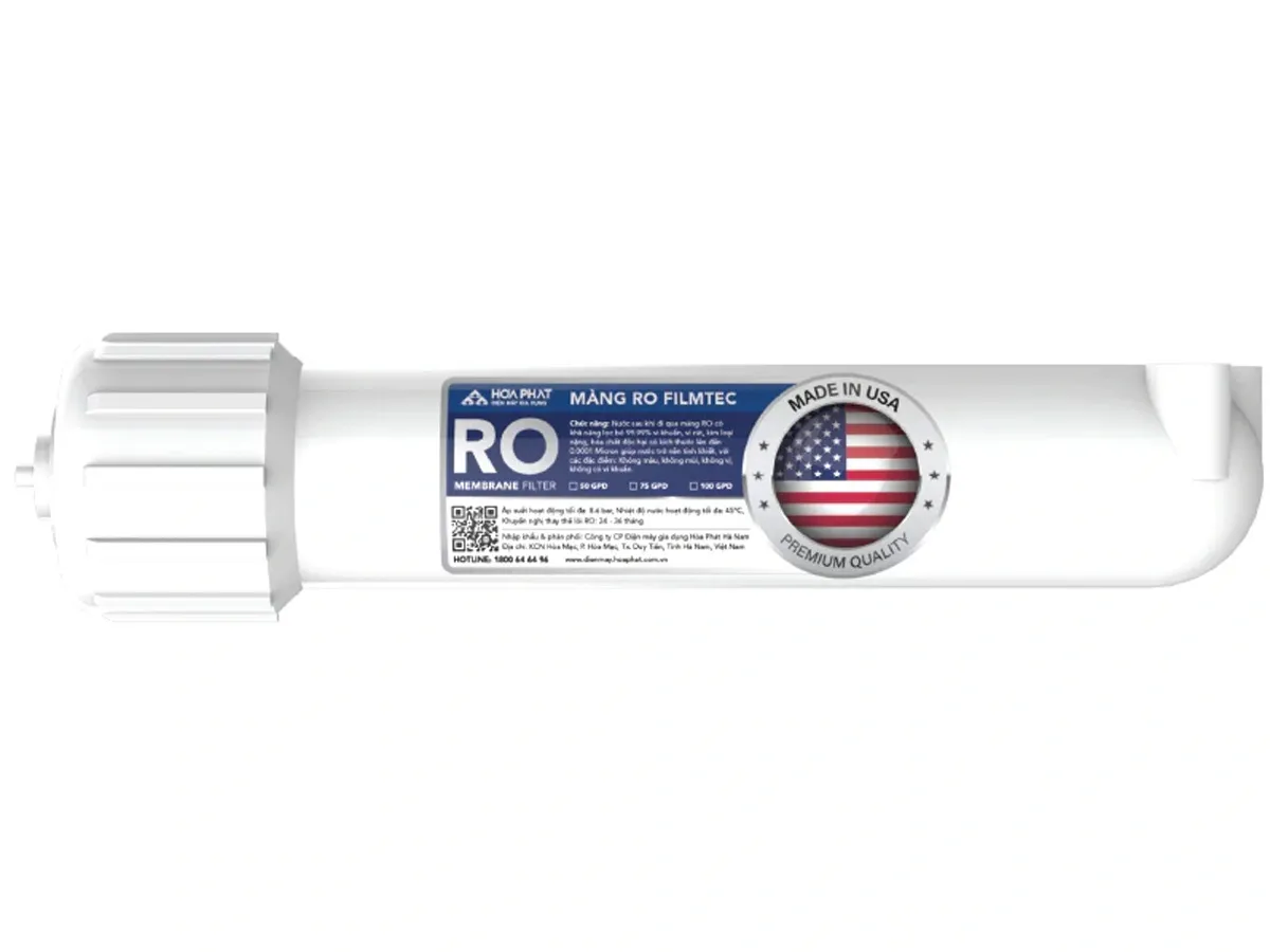 Lõi lọc RO Hòa Phát 75 GPD nhập khẩu Mỹ (số 4)