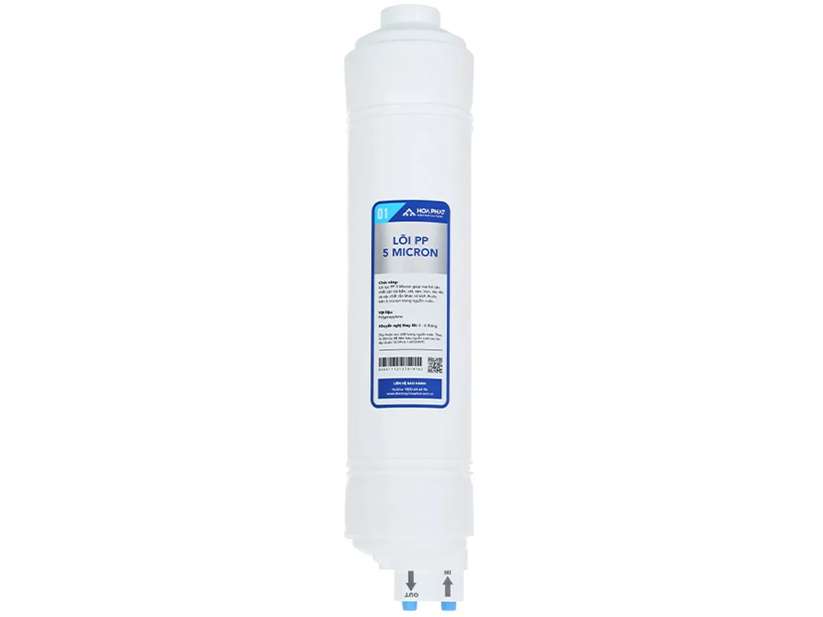 Lõi lọc thô đúc liền Hòa Phát số 1 PP 5 micron plus
