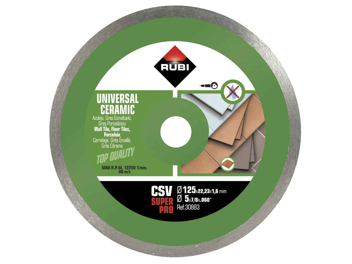 Lưỡi cắt đá gạch Rubi CSV 125 Superpro 30883