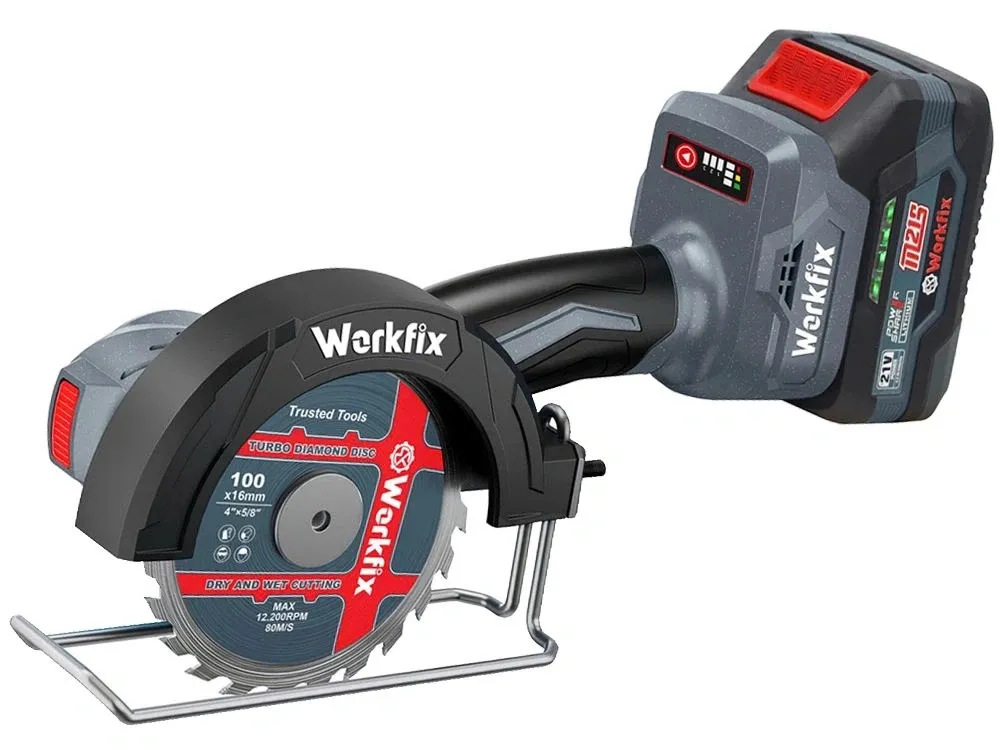 Máy cắt mini dùng pin Workfix WF-MAG100MN (1 pin, 1 sạc)