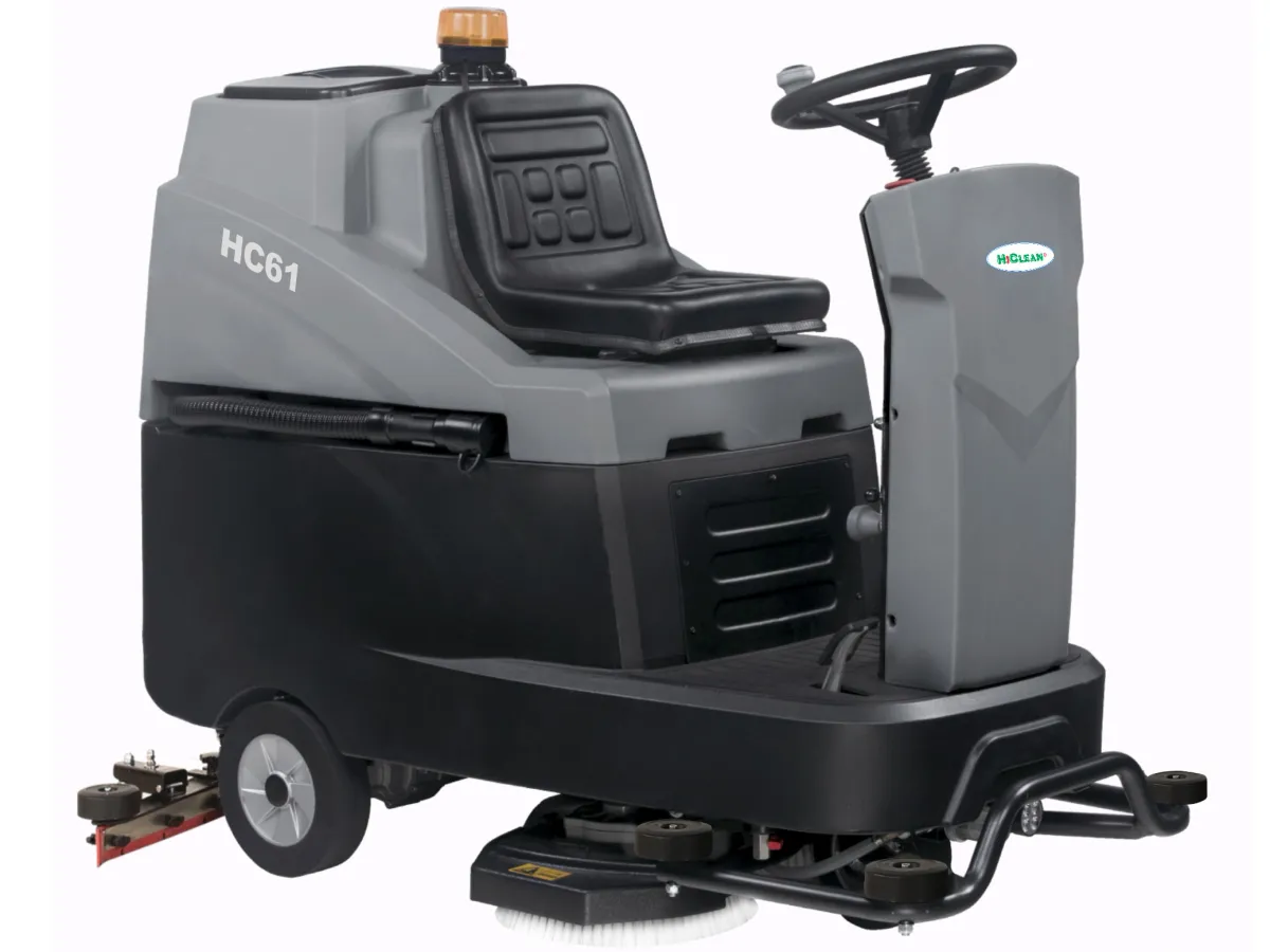 Máy chà sàn liên hợp ngồi lái HiClean HC61 (Dùng bình)