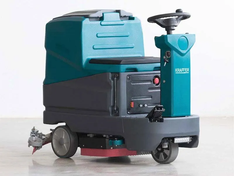 Máy chà sàn ngồi lái Kraffer KF80 dùng bình