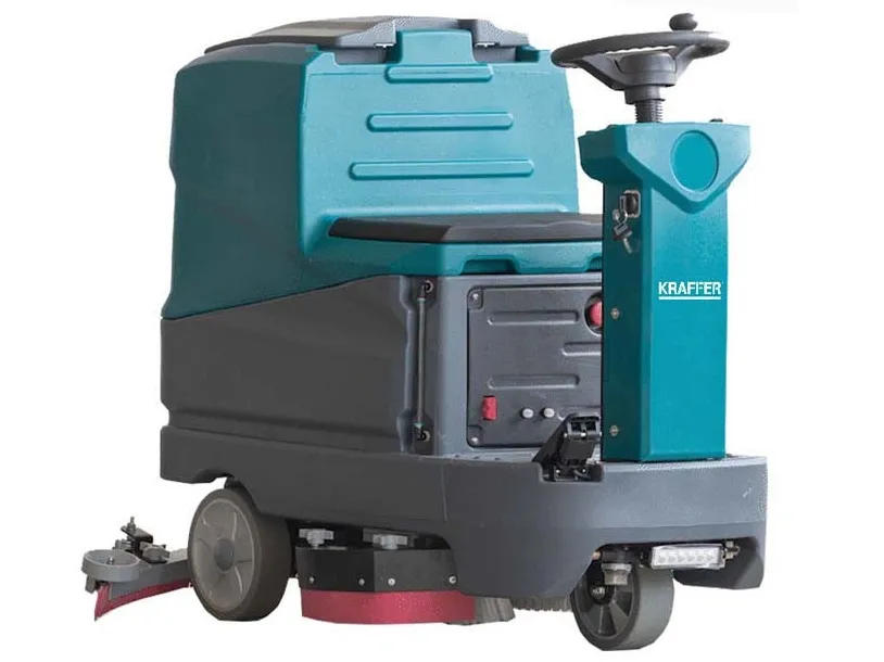 Máy chà sàn ngồi lái Kraffer KF80A dùng bình