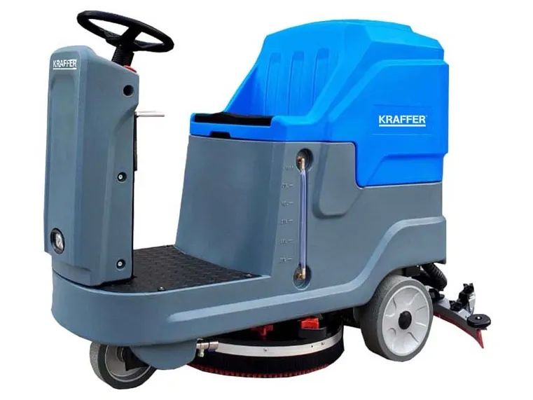 Máy chà sàn ngồi lái Kraffer KF85A dùng bình