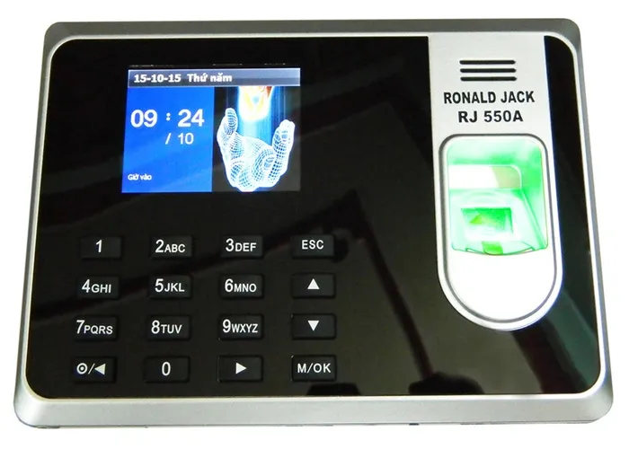 Máy chấm công vân tay Ronald Jack RJ 550A