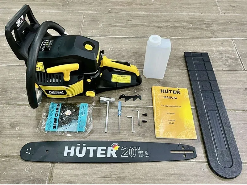 Máy cưa xích chạy xăng Chainsaw Huter BS-52 70/6/34 - 2.800W
