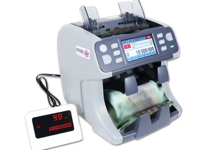 Máy đếm tiền Masu 68 Plus (đếm và phát hiện giả ngoại tệ)