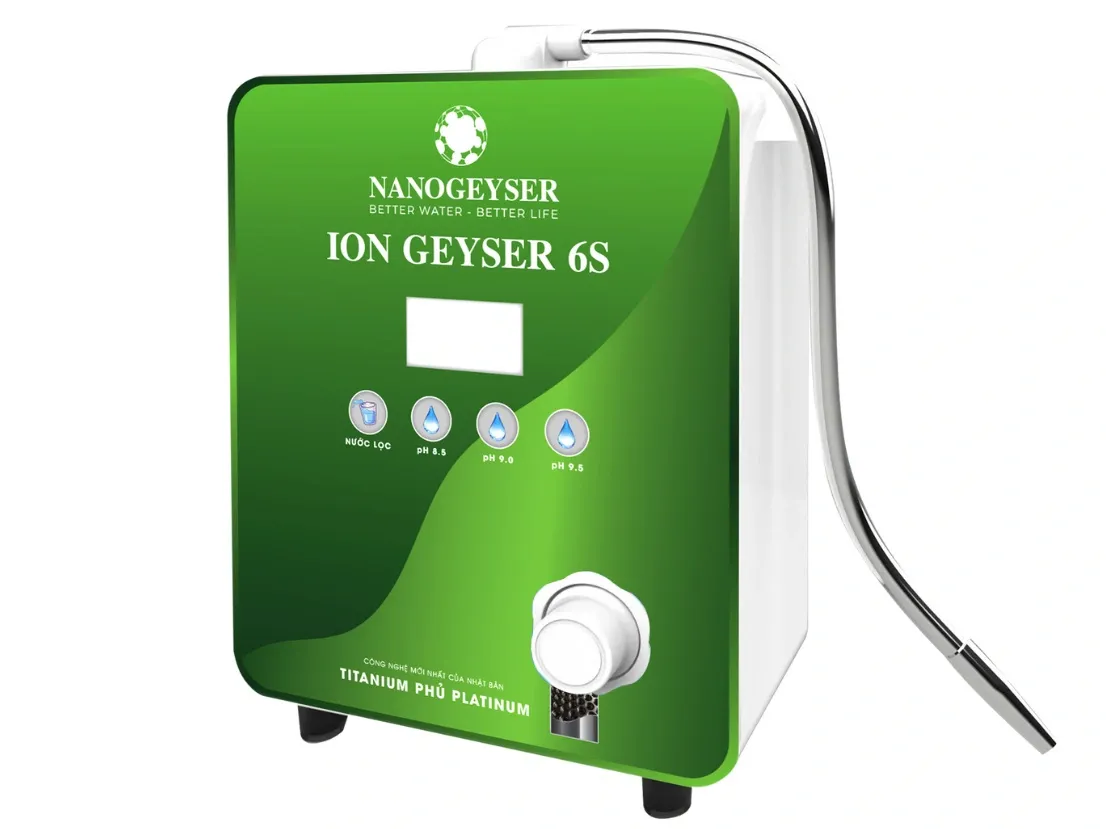 Máy điện giải ion kiềm Nano Geyser ion Geyser 6S PLUS GN-I6SP