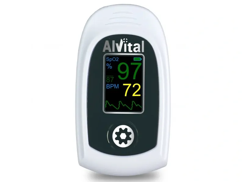 Máy đo oxy trong máu SPO2 và nhịp tim Alvital AT101C