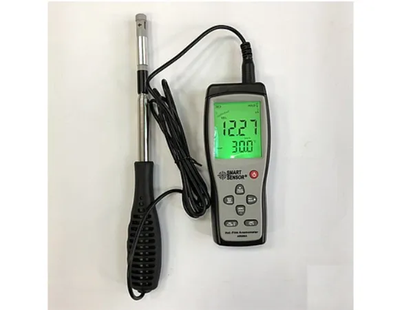 Máy đo tốc độ, lưu lượng, nhiệt độ gió Smart Sensor AR866A