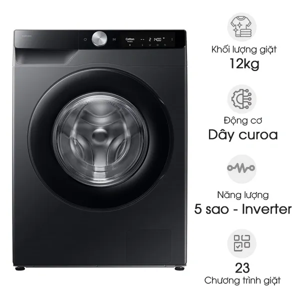 Máy giặt Samsung Bespoke AI EcoBubble Inverter 10kg WW10DB7U34GBSV