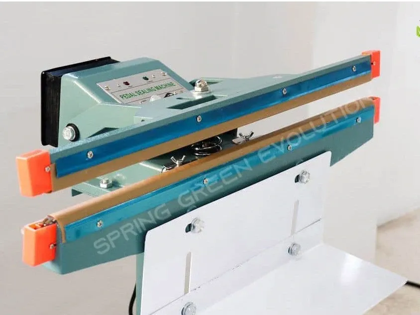 Máy hàn miệng túi dập chân FS02-65 (độ dài dải hàn miệng túi 65cm)