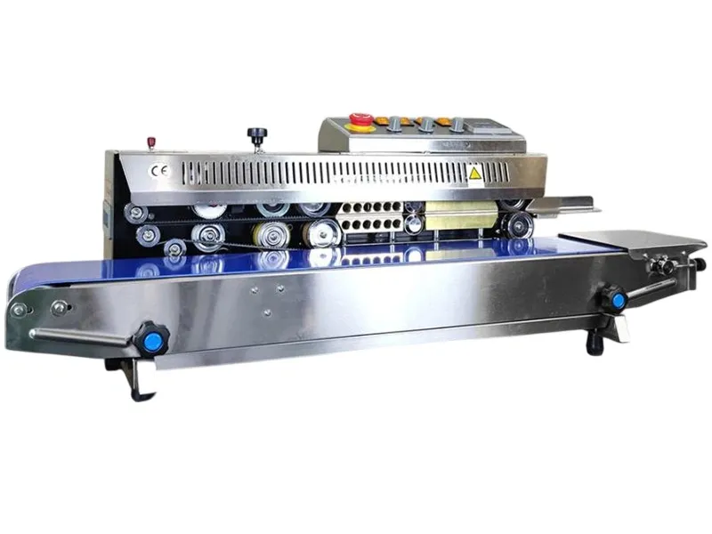 Máy hàn miệng túi liên tục có in date Stronger FRBM-810I