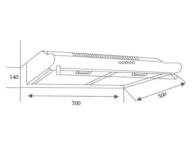 Máy hút khử mùi Capri CR 270I