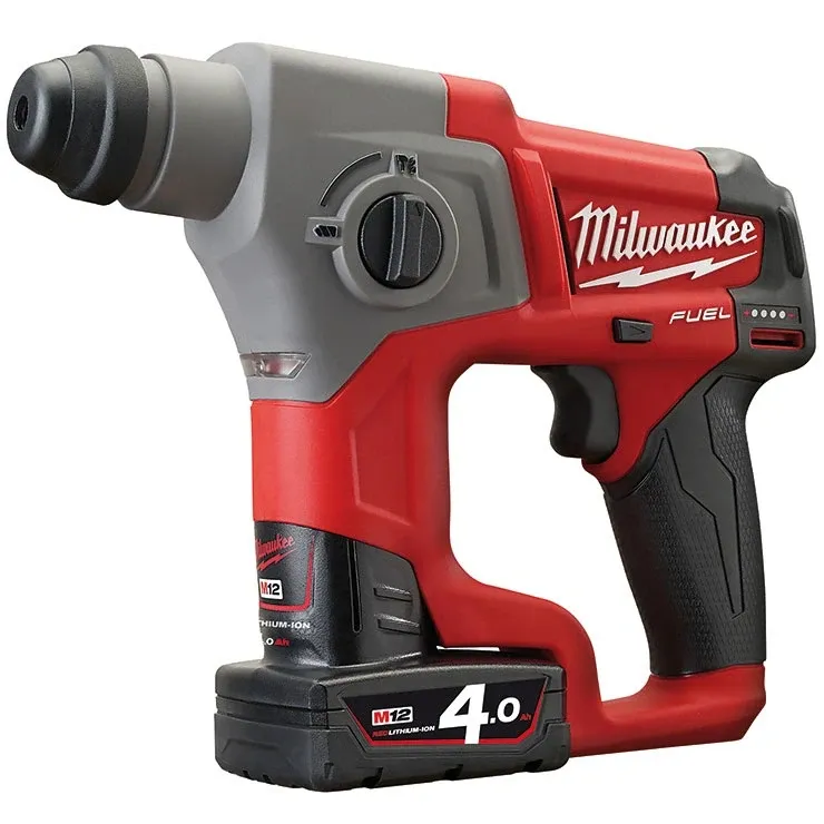 Máy khoan bê tông dùng pin Milwaukee 12V M12 CH-402C (Set 4Ah)