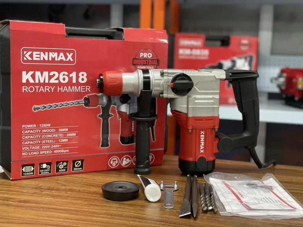 Máy khoan búa 2 chức năng Kenmax KM-2618