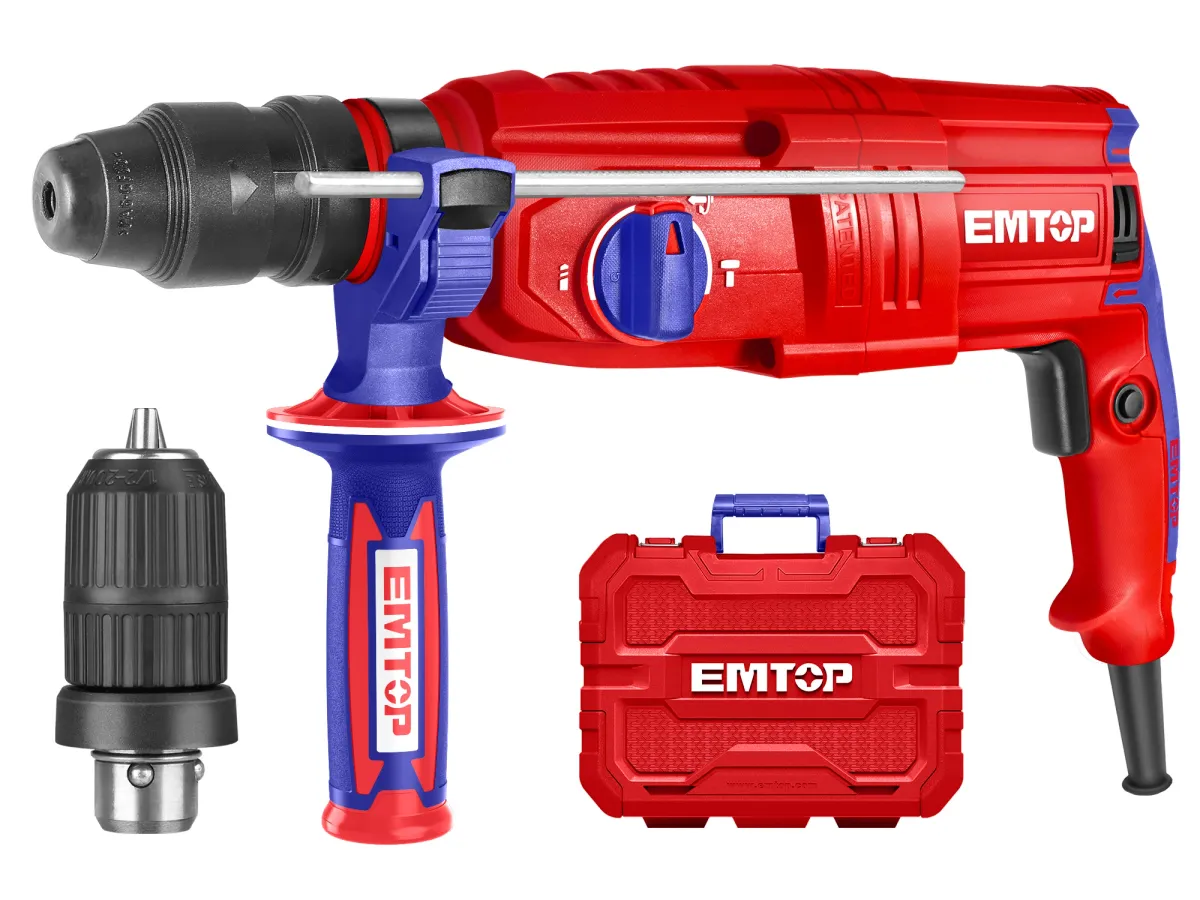 Máy khoan đục 3 chức năng Emtop ERHRL802 - 800W