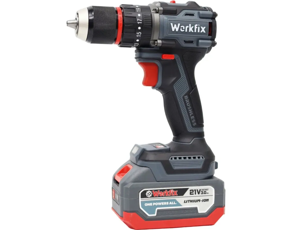 Máy khoan pin 13mm Workfix WF-ID1370PRO (2 pin, 1 sạc)