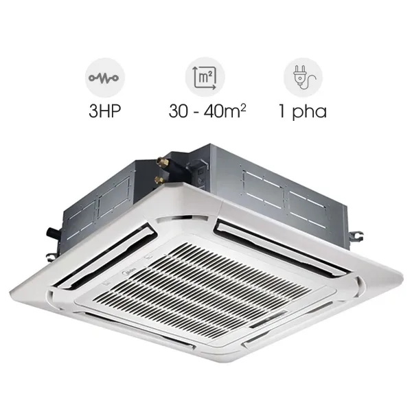 Máy lạnh âm trần Midea Inverter 2.5HP MCD1-28CRDN8