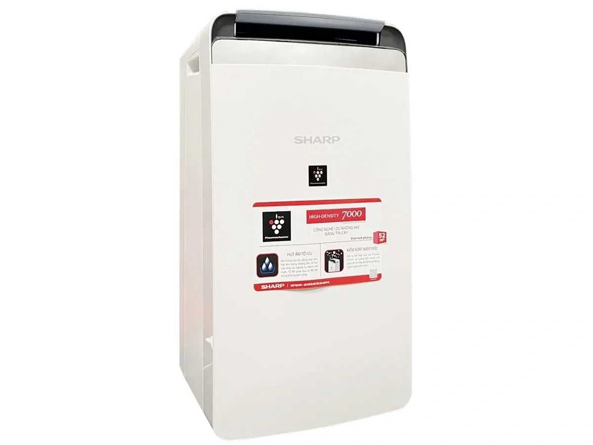Máy lọc không khí và hút ẩm Sharp DW-J20FV-W (52m2)
