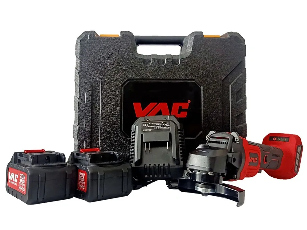 Máy mài góc dùng pin VAC VA2201A (1 sạc, 2 pin, 100mm, 850W, 20V)