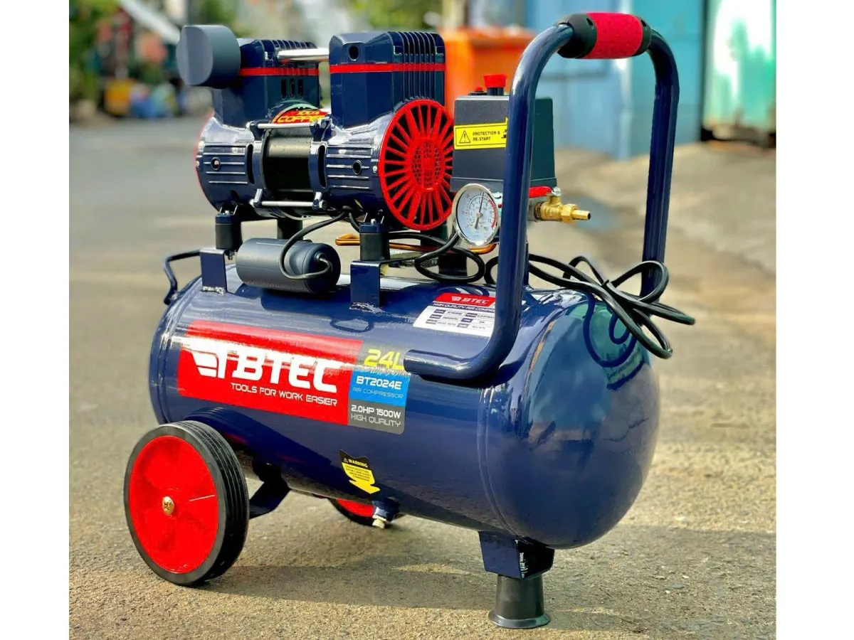 Máy nén khí không dầu BTEC BT-2024E (24 lít)